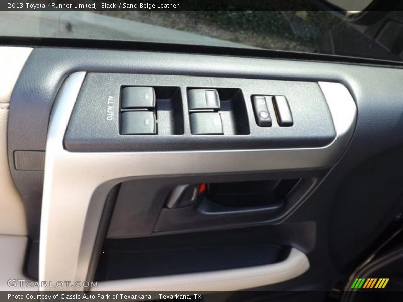 Black / Sand Beige Leather 2013 Toyota 4Runner Limited