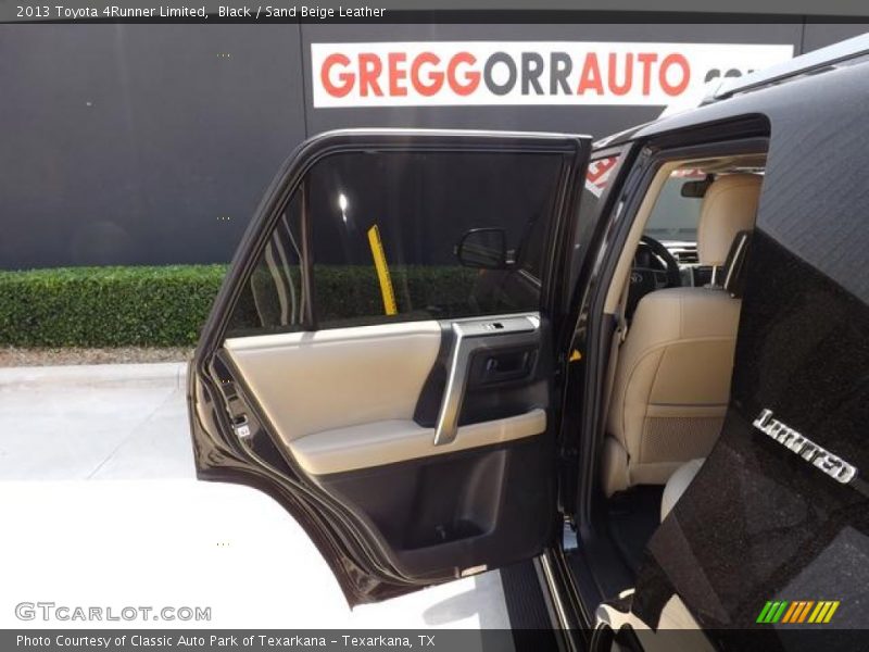Black / Sand Beige Leather 2013 Toyota 4Runner Limited