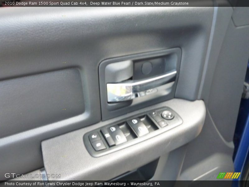 Deep Water Blue Pearl / Dark Slate/Medium Graystone 2010 Dodge Ram 1500 Sport Quad Cab 4x4