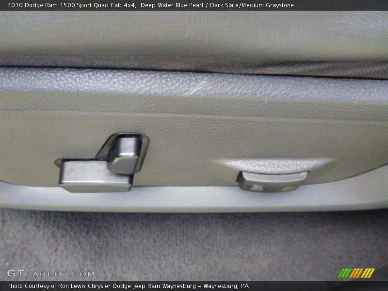 Deep Water Blue Pearl / Dark Slate/Medium Graystone 2010 Dodge Ram 1500 Sport Quad Cab 4x4