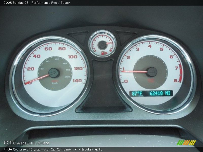 Performance Red / Ebony 2008 Pontiac G5