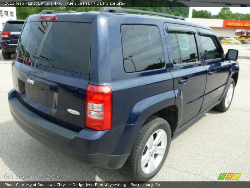True Blue Pearl / Dark Slate Gray 2012 Jeep Patriot Latitude 4x4