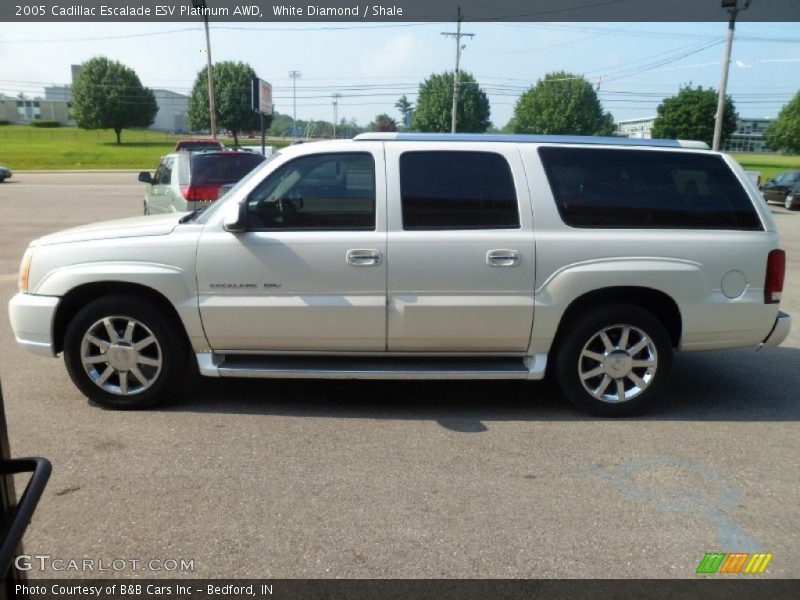 White Diamond / Shale 2005 Cadillac Escalade ESV Platinum AWD