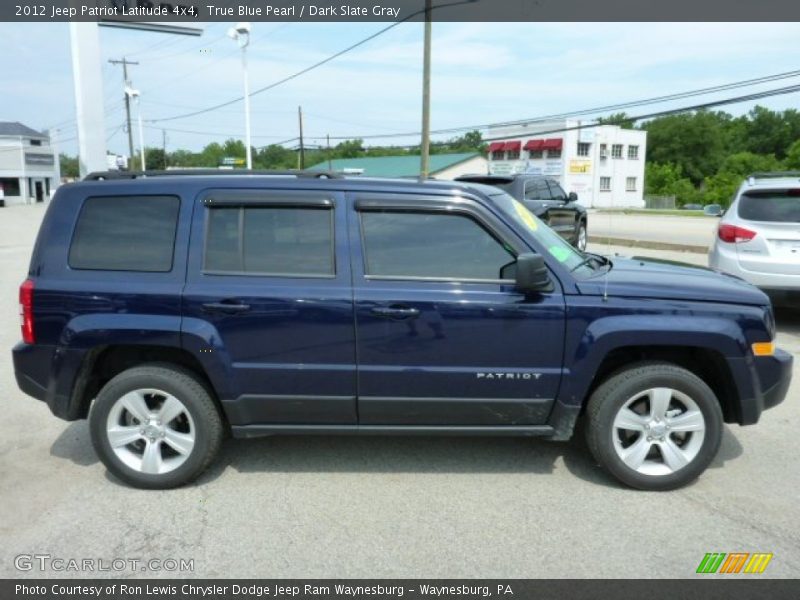 True Blue Pearl / Dark Slate Gray 2012 Jeep Patriot Latitude 4x4