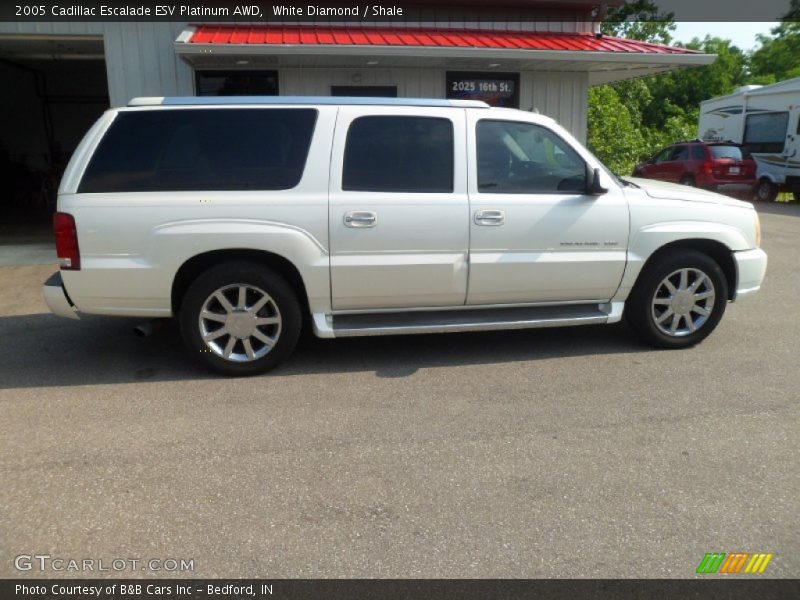White Diamond / Shale 2005 Cadillac Escalade ESV Platinum AWD
