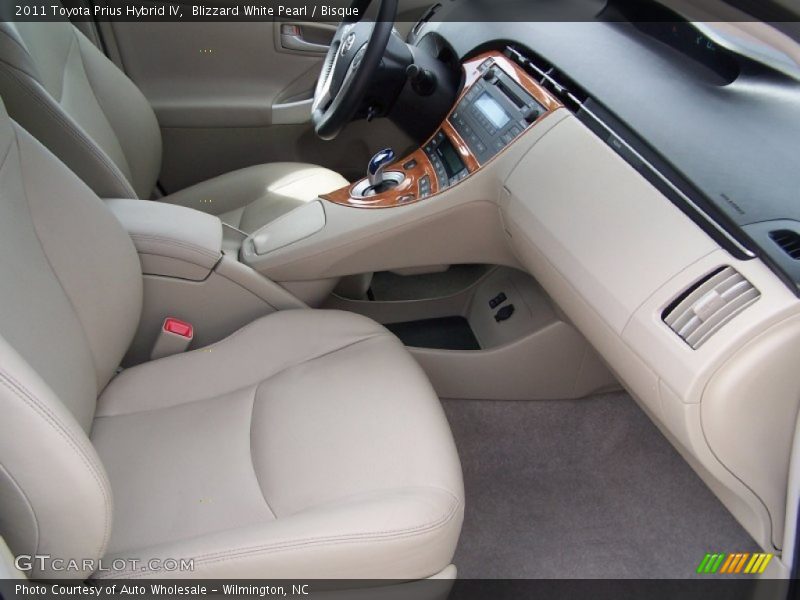 Blizzard White Pearl / Bisque 2011 Toyota Prius Hybrid IV