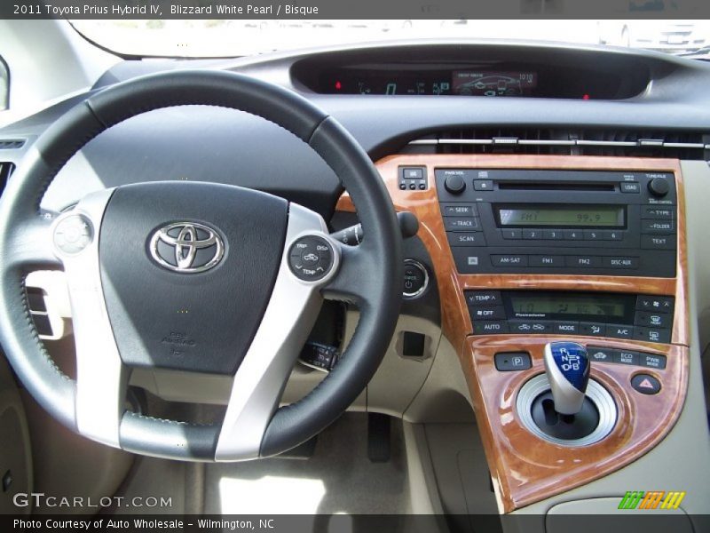 Blizzard White Pearl / Bisque 2011 Toyota Prius Hybrid IV