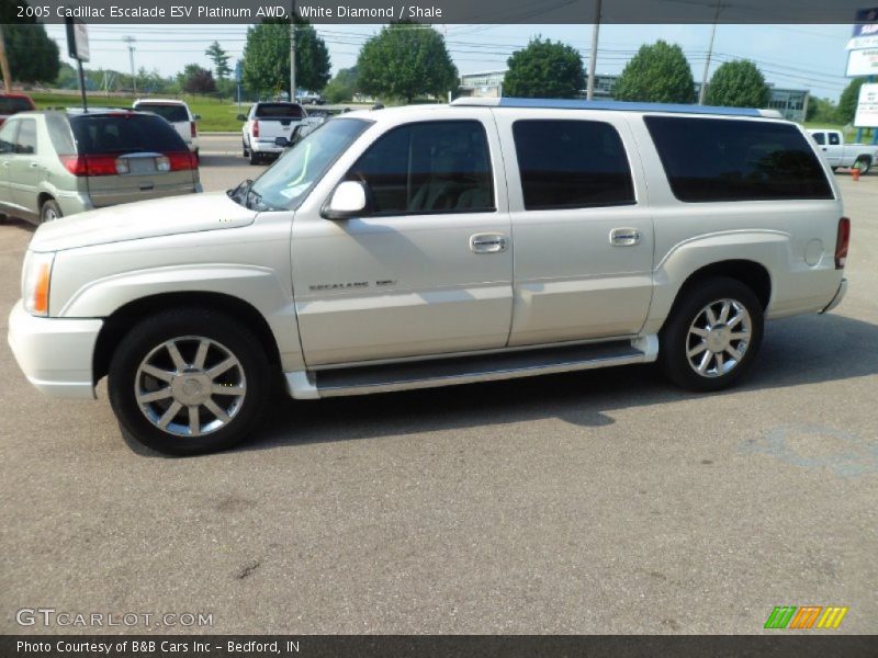 White Diamond / Shale 2005 Cadillac Escalade ESV Platinum AWD