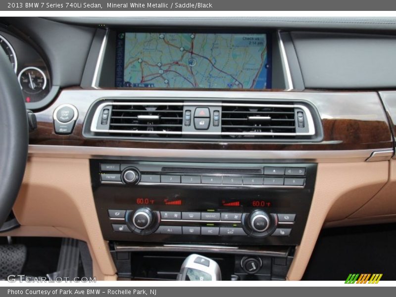 Mineral White Metallic / Saddle/Black 2013 BMW 7 Series 740Li Sedan