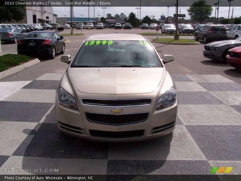 Gold Mist Metallic / Ebony 2010 Chevrolet Malibu LT Sedan