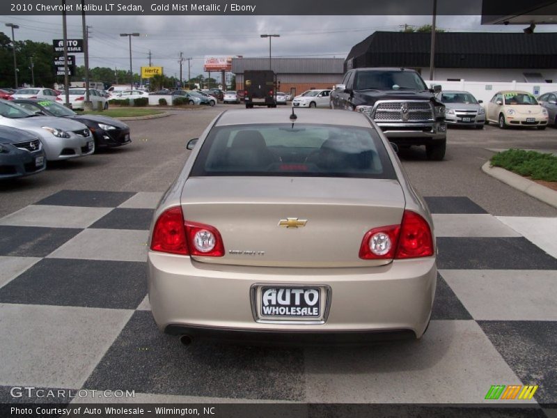 Gold Mist Metallic / Ebony 2010 Chevrolet Malibu LT Sedan