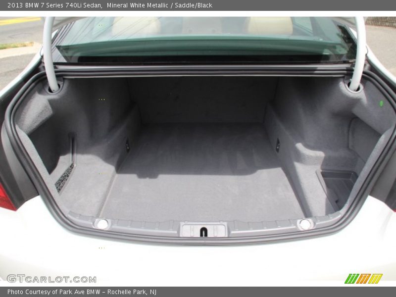 Mineral White Metallic / Saddle/Black 2013 BMW 7 Series 740Li Sedan