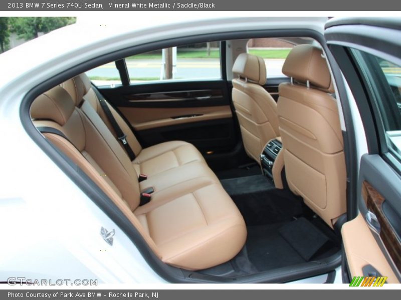 Mineral White Metallic / Saddle/Black 2013 BMW 7 Series 740Li Sedan