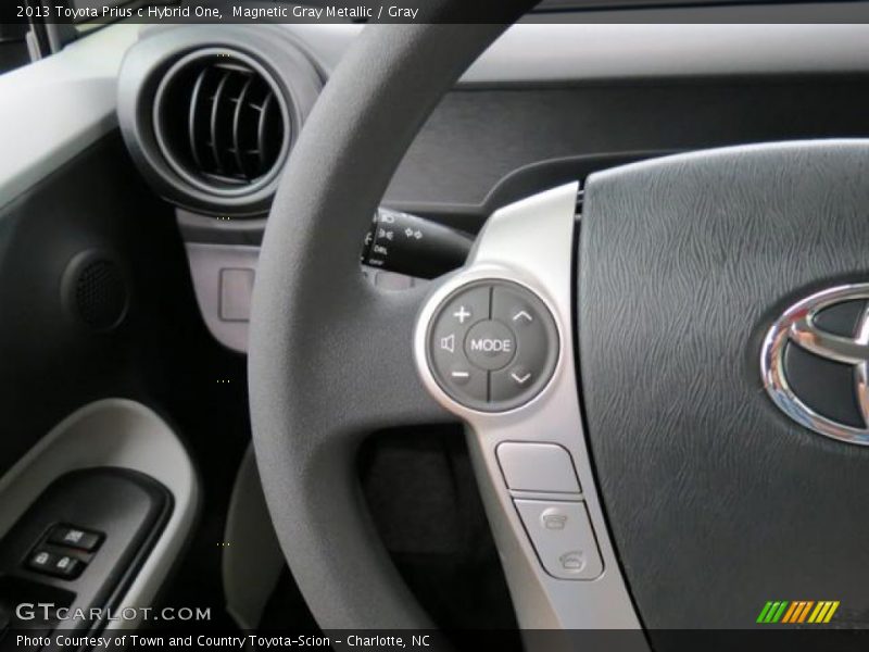 Magnetic Gray Metallic / Gray 2013 Toyota Prius c Hybrid One
