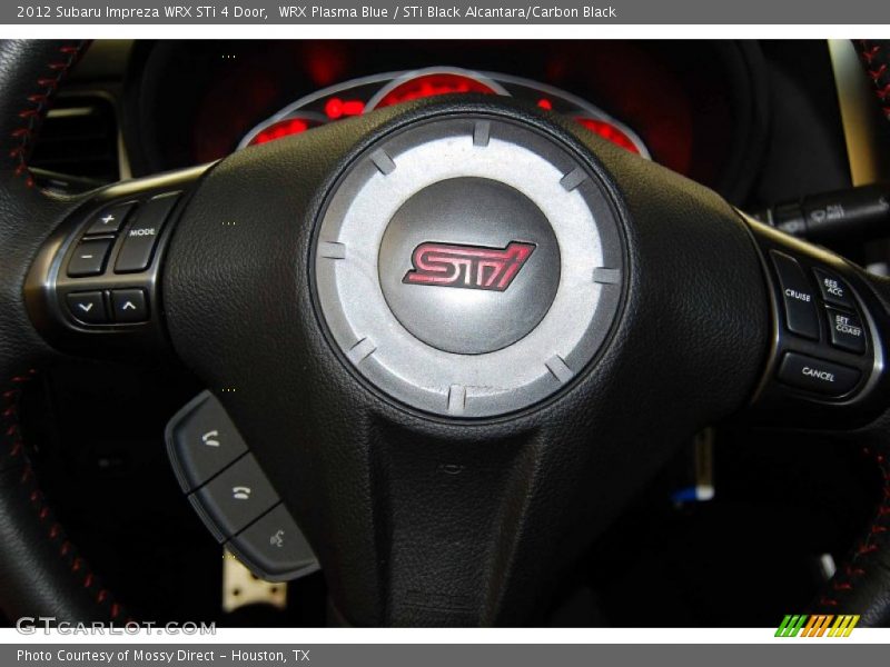 WRX Plasma Blue / STi Black Alcantara/Carbon Black 2012 Subaru Impreza WRX STi 4 Door