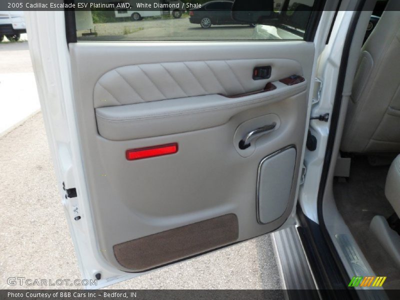White Diamond / Shale 2005 Cadillac Escalade ESV Platinum AWD