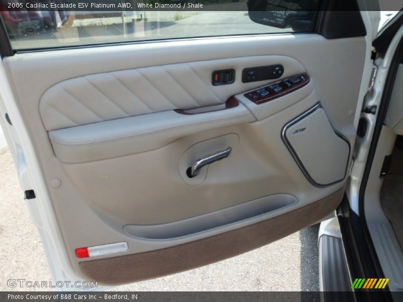 White Diamond / Shale 2005 Cadillac Escalade ESV Platinum AWD