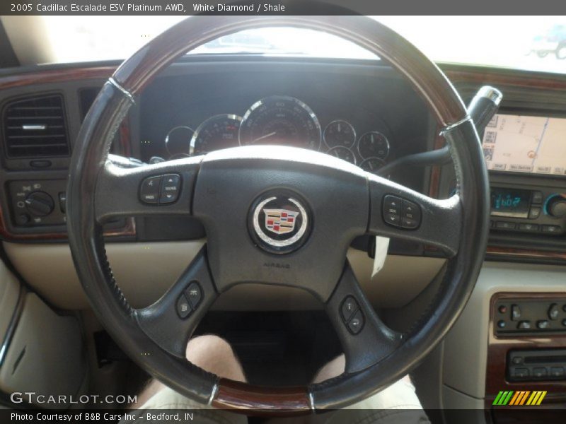 White Diamond / Shale 2005 Cadillac Escalade ESV Platinum AWD