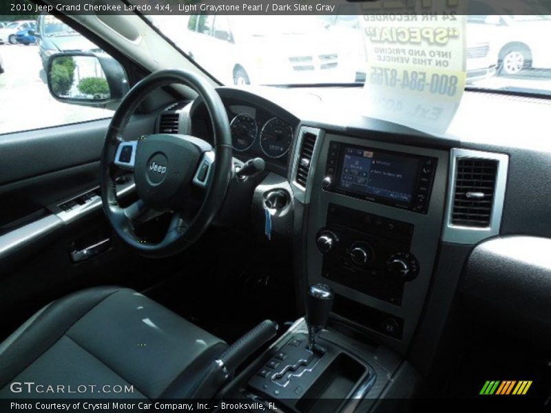 Light Graystone Pearl / Dark Slate Gray 2010 Jeep Grand Cherokee Laredo 4x4