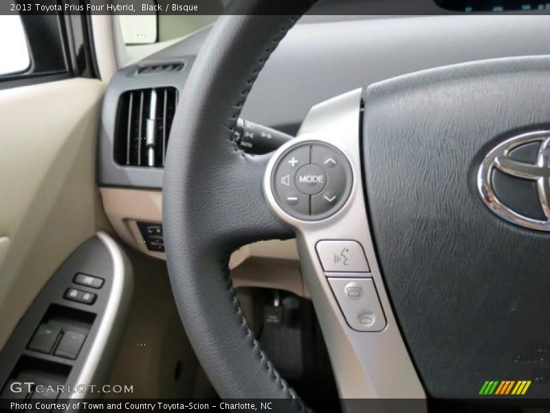 Black / Bisque 2013 Toyota Prius Four Hybrid