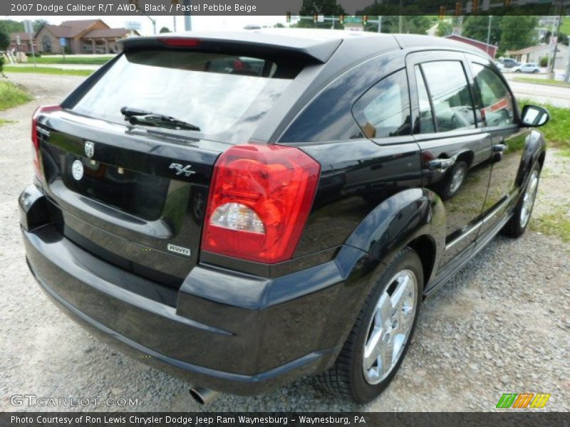 Black / Pastel Pebble Beige 2007 Dodge Caliber R/T AWD