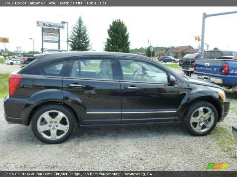 Black / Pastel Pebble Beige 2007 Dodge Caliber R/T AWD