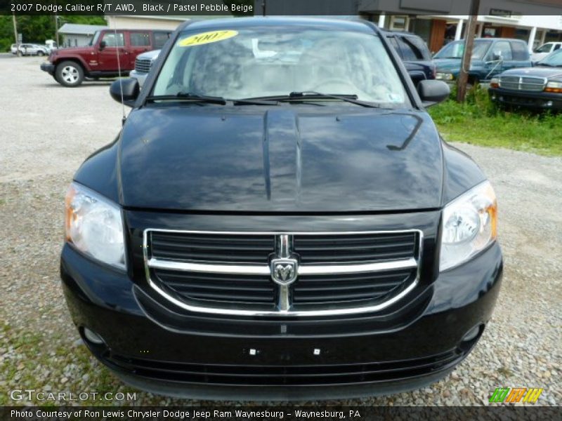 Black / Pastel Pebble Beige 2007 Dodge Caliber R/T AWD