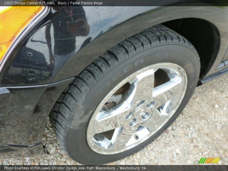 Black / Pastel Pebble Beige 2007 Dodge Caliber R/T AWD