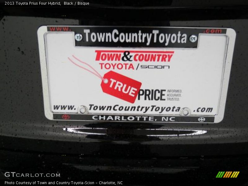 Black / Bisque 2013 Toyota Prius Four Hybrid