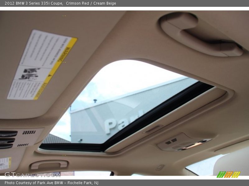 Crimson Red / Cream Beige 2012 BMW 3 Series 335i Coupe