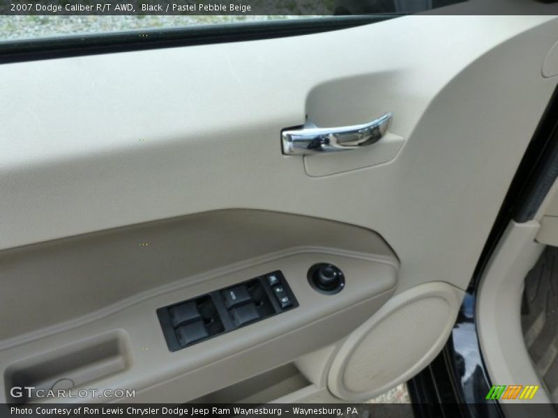 Black / Pastel Pebble Beige 2007 Dodge Caliber R/T AWD