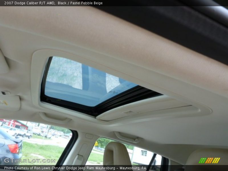 Black / Pastel Pebble Beige 2007 Dodge Caliber R/T AWD
