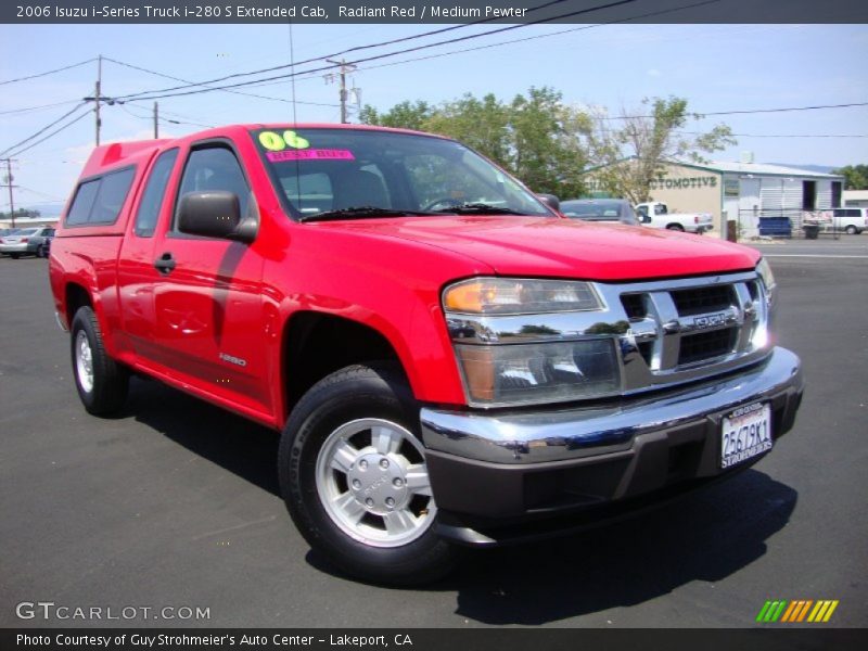 Radiant Red / Medium Pewter 2006 Isuzu i-Series Truck i-280 S Extended Cab