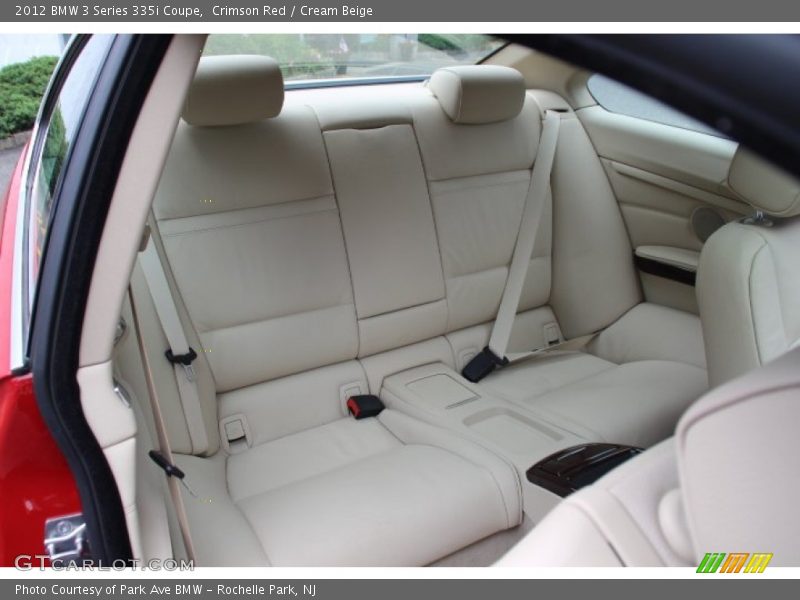 Rear Seat of 2012 3 Series 335i Coupe