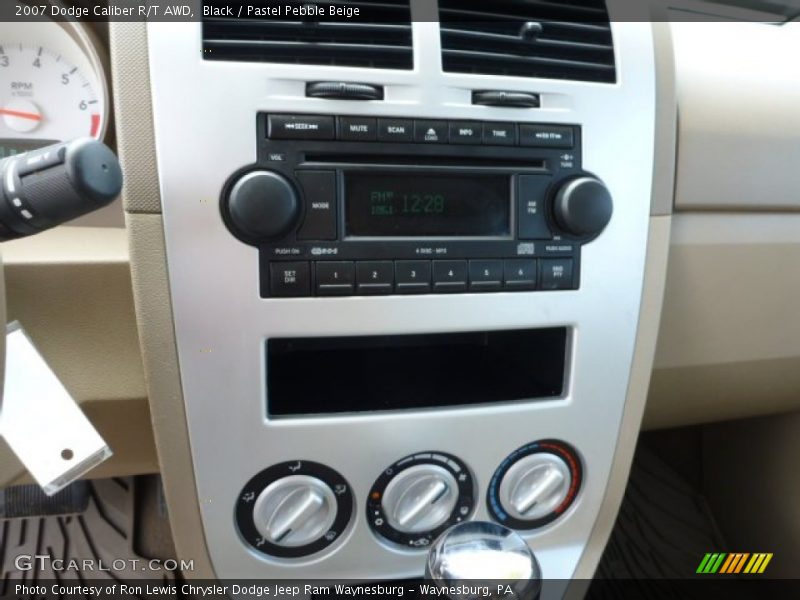 Black / Pastel Pebble Beige 2007 Dodge Caliber R/T AWD