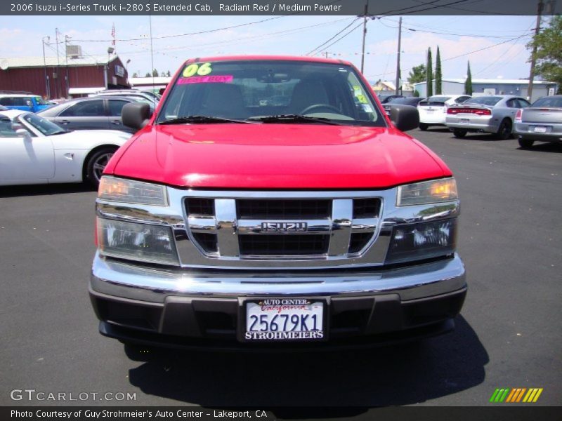 Radiant Red / Medium Pewter 2006 Isuzu i-Series Truck i-280 S Extended Cab