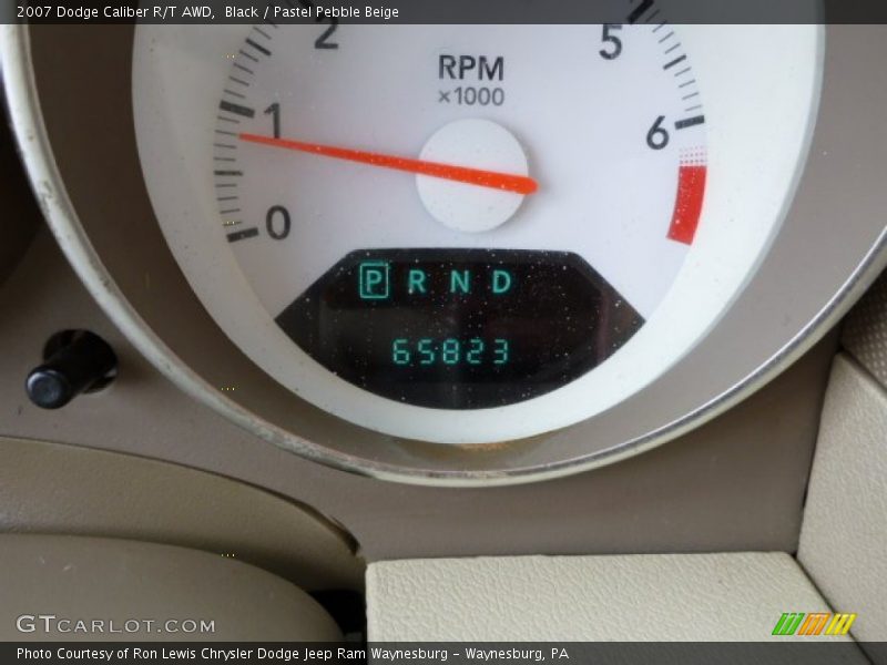 Black / Pastel Pebble Beige 2007 Dodge Caliber R/T AWD