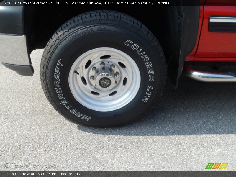 Dark Carmine Red Metallic / Graphite 2001 Chevrolet Silverado 2500HD LS Extended Cab 4x4
