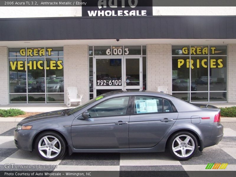 Anthracite Metallic / Ebony 2006 Acura TL 3.2