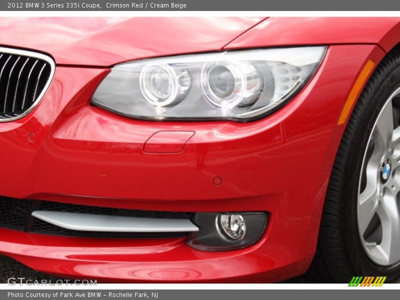 Crimson Red / Cream Beige 2012 BMW 3 Series 335i Coupe