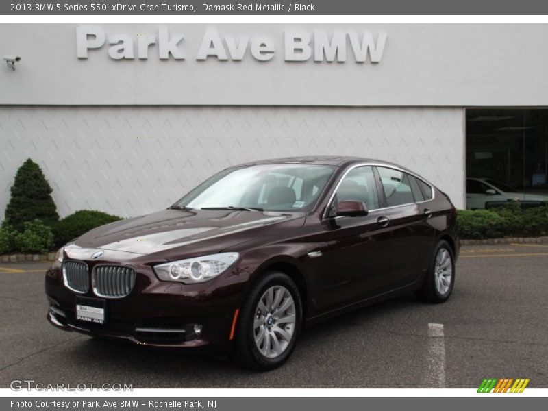 Damask Red Metallic / Black 2013 BMW 5 Series 550i xDrive Gran Turismo