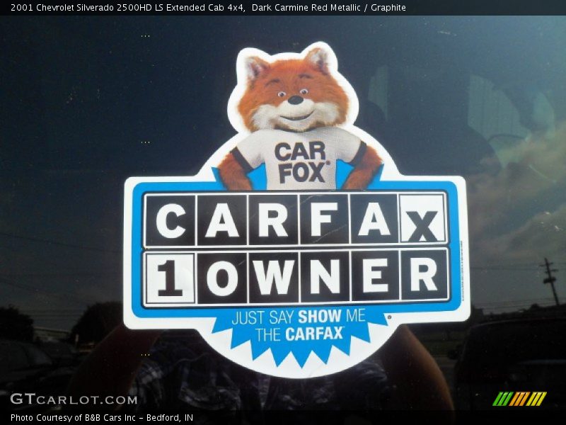 Dark Carmine Red Metallic / Graphite 2001 Chevrolet Silverado 2500HD LS Extended Cab 4x4