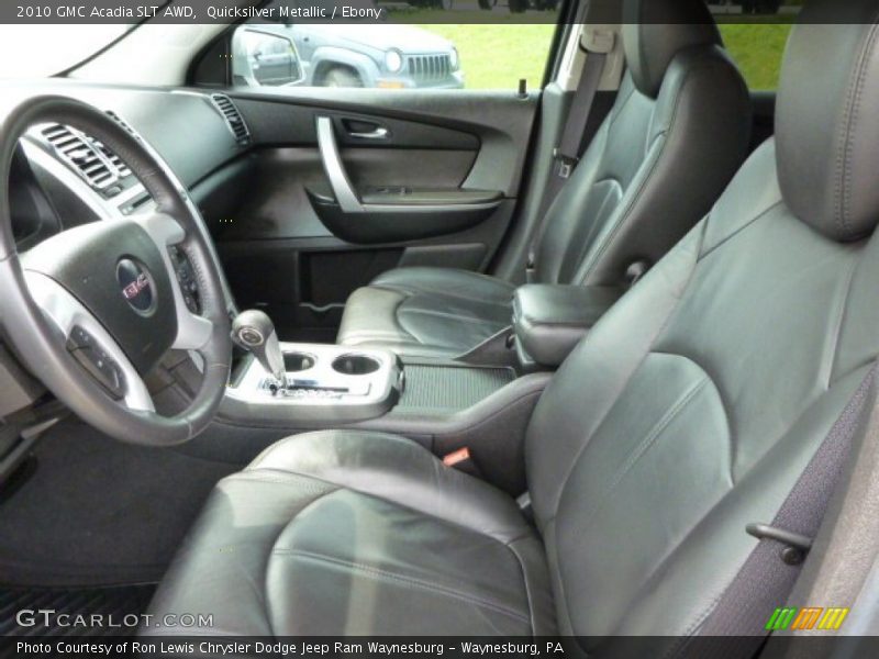 Quicksilver Metallic / Ebony 2010 GMC Acadia SLT AWD