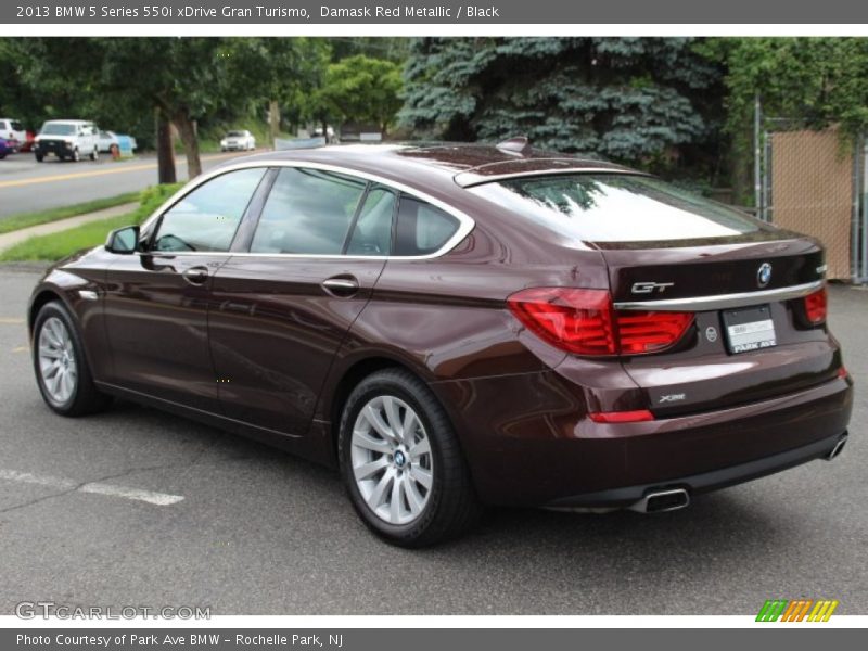 Damask Red Metallic / Black 2013 BMW 5 Series 550i xDrive Gran Turismo