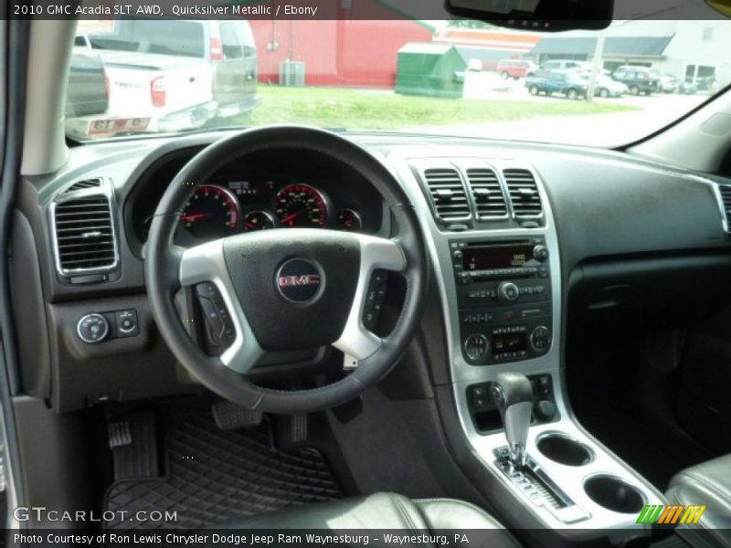 Quicksilver Metallic / Ebony 2010 GMC Acadia SLT AWD