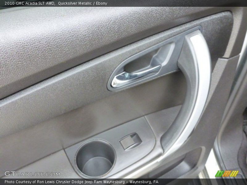 Quicksilver Metallic / Ebony 2010 GMC Acadia SLT AWD