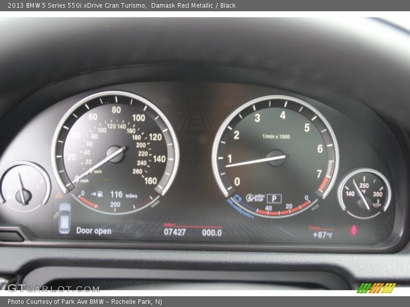  2013 5 Series 550i xDrive Gran Turismo 550i xDrive Gran Turismo Gauges
