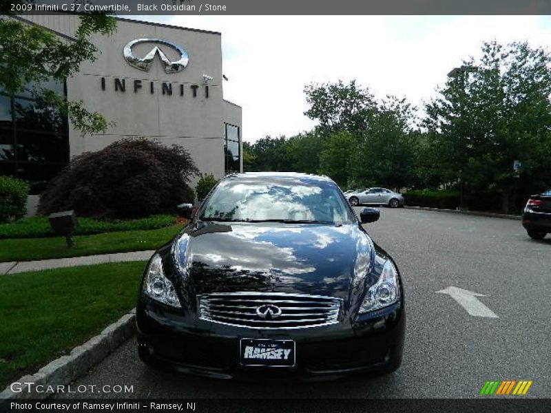 Black Obsidian / Stone 2009 Infiniti G 37 Convertible