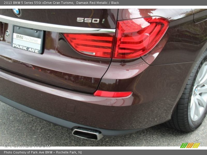 Damask Red Metallic / Black 2013 BMW 5 Series 550i xDrive Gran Turismo