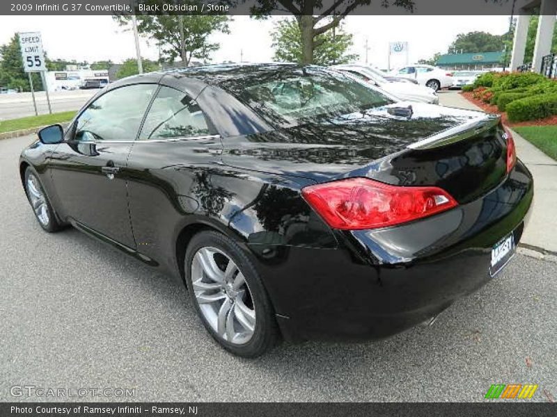 Black Obsidian / Stone 2009 Infiniti G 37 Convertible